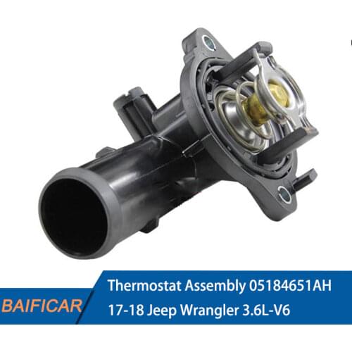 Baificar Brand New Genuine Engine Coolant Thermostat Housing Assy 05184651AH For 11-18 Jeep Grand Cherokee Wrangler Durango 3.6L