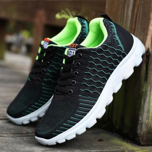 QWEDF New Fashion Net Surface Shoes Men Sneakers Vulcanize Shoes Man Mesh Flats Breathable Spring Adult Zapatos Hombre F3-43