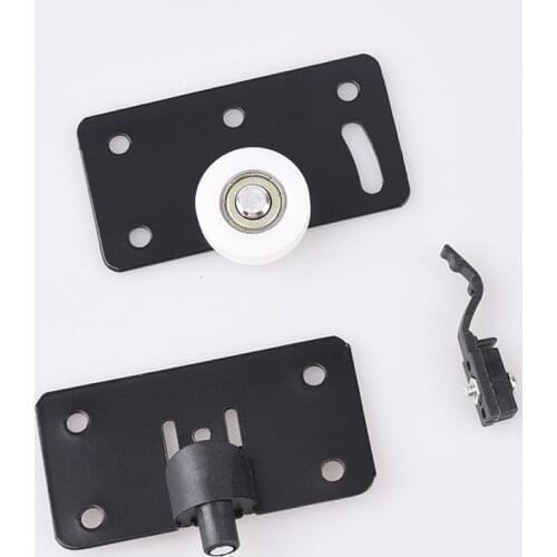 Sliding door pulley wardrobe wheel accessories large groove pulley sliding door track wheel vintage wardrobe door accessories