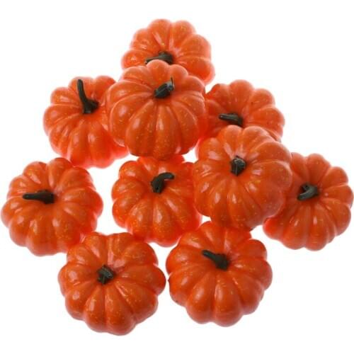 Lifelike Halloween Artificial Pumpkin Fake Fruit Vegetable Home Party Decor H55A