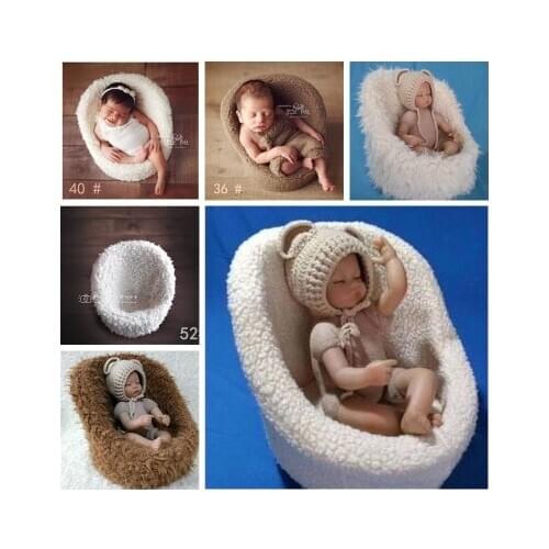 Newborn Photography Props for Baby Posing Mini Sofa Poser Soft Silica Gel Sofa Cover Fotografia Accessories Photo Props