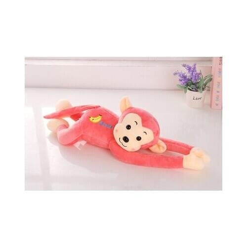 About 55cm pink monkey,soft doll throw pillow birthday gift b0904