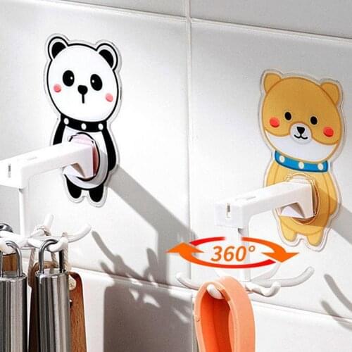 Rotatable Great Punch-free Kitchen Hook Multifunctional Kitchen Storage Hook Portable for Kitchen