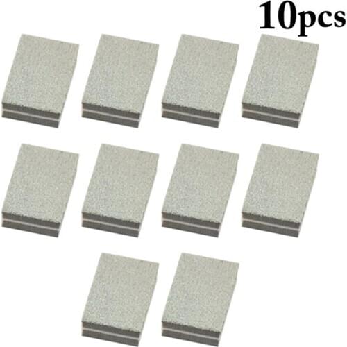 10PCS/Set Kapmore Nail Buffer Block 2-sided Professional Nail Art Buffer Manicure Buffer Mini Nail File Blocks Colorful Sponge