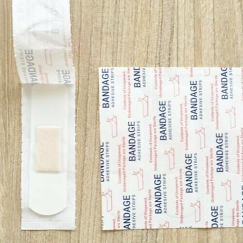 100pcs Breathable Waterproof First Aid Bandage Band Aid Hemostasis Adhesive Wound Dressings Paste Gauze Plasters