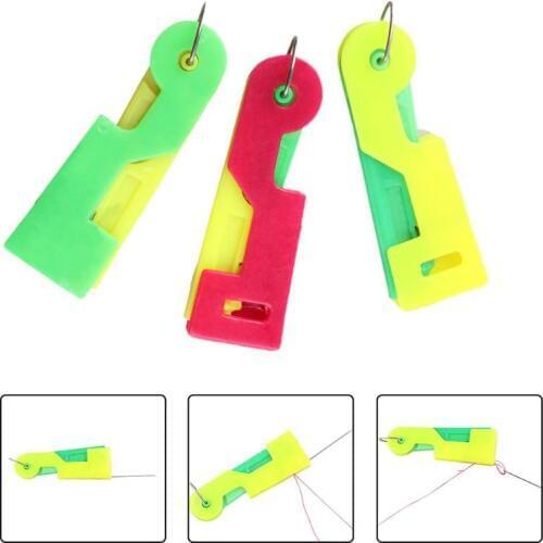 2 Pcs Automatic Needle Threader Thread Helpful Elderly Guide Easy Use Sewing Tool
