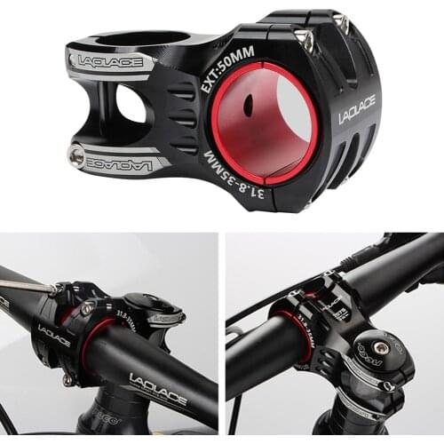 31.8mm MTB Mountain Bike Handlebar Stem Aluminum Alloy 0 Degree Bicycle Stem Holder 50mm Cycling Equipment Accessories