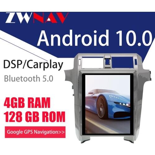 4+128G Tesla Screen Carplay For 2010-2018 2019 Lexus GX400 GX460 Android10 Player GPS Auto Audio Stereo Radio Recorder Head Unit