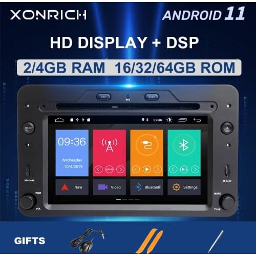 4GB 64GB IPS DSP AutoRadio 2 din Android 10 GPS Navigation For Alfa Romeo 159 Brera Spider Sportwagon Multimedia Audio Stereo