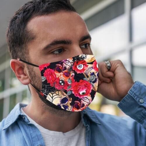 6Pcs Halloween Printed Cotton Fabric for Patchwork Sewing Quilting Squares