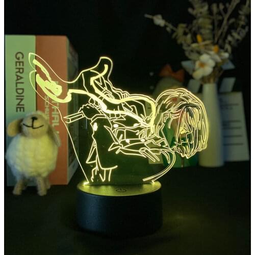 Anime Night Lamp Jujutsu Kaisen Led Light for Kids Birthday Gift Jujutsu Kaisen Kugisaki Nobara Manga 3D Table Lamp Toys