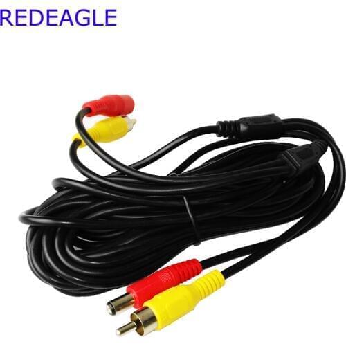 RCA Audio Cable 5M 10M 20M 30M Optional CCTV Audio Output DC Plug Extension Cable for AHD CVI TVI Analog DVR Came