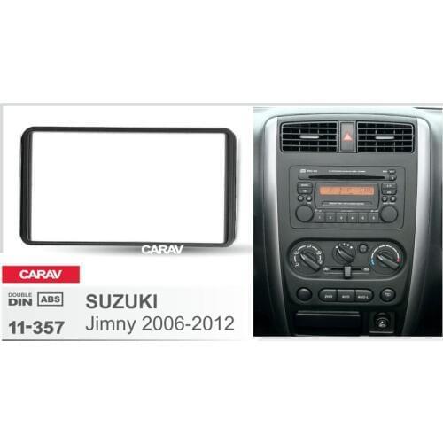 CARAV 11-357 Car Stereo Radio Fascia Plate Panel Frame Kit For SUZUKI Jimny 06-12 Stereo Fascia Dash CD Trim Installation Kit