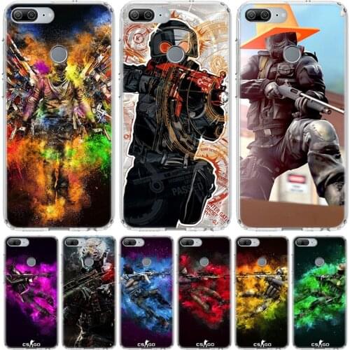 CS GO Gun Game Phone Case for Huawei Honor 10 9 Lite Y9 Y5 Y6 Y7 2019 8X 8A 8S 7A 7X 10i 20i Pro V30 Art Coque Capa