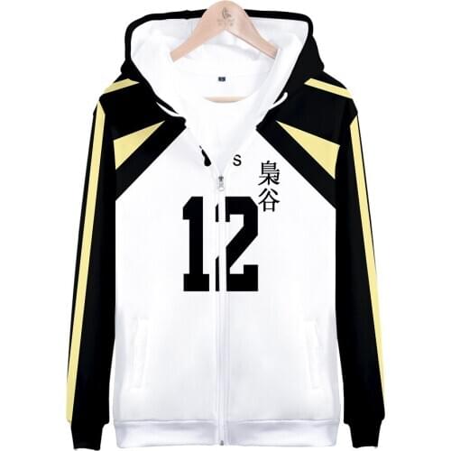 Digital Printing Men and Women Zipper Manufacturers New Wholesale Animation Volleyball Teenager-owl Valley 3D Cn(origin)