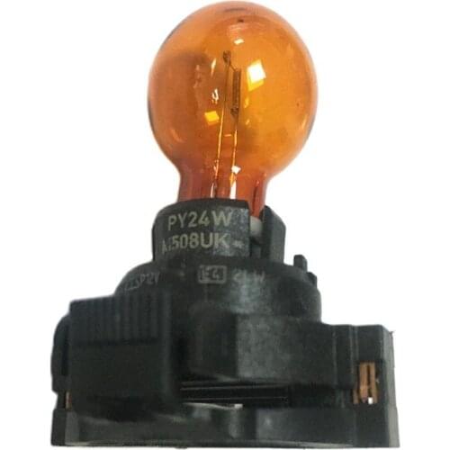 CZMOD Original PY24W 12V 24W Amber Car Front Rear Indicators Bulb E4 PY24W 1300610092 car light accessory(Used)