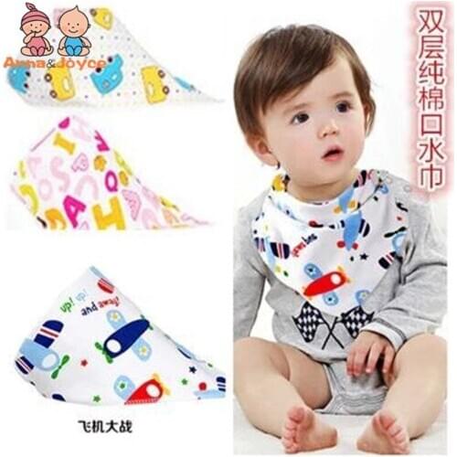 20pc/Lot Mouthwash Towel Baby Triangle Saliva Bibs Cotton Bib 0-3 Newborn Supplies