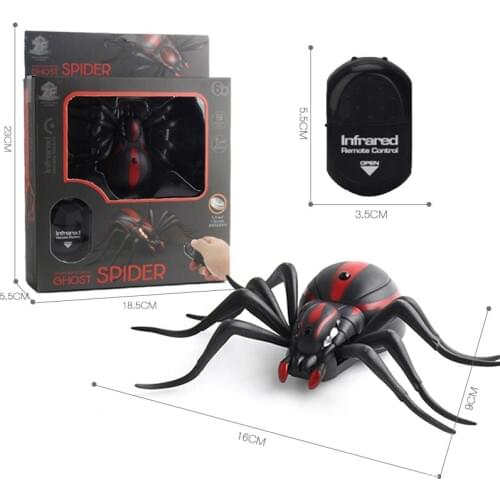 Infrared RC Animal Simulation Spider Electric Robot Toy Halloween Prank Insects Kids Gift