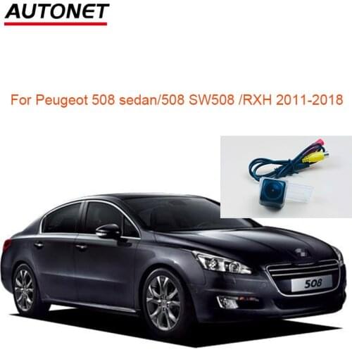 HD 1280*720 Rear View Camera For Peugeot 508 sedan/508 SW/508 RXH 2011-2018 Car Reverse Parking Accessories/license plate camera