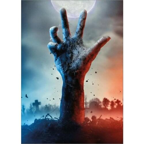 The Living Dead Zombie Classic Movie Art print Silk poster Home Wall Decor