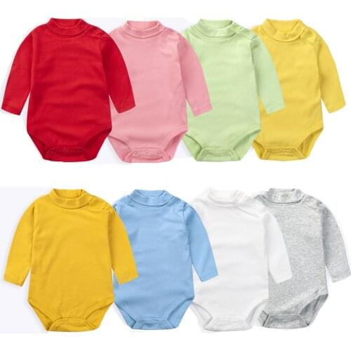 Baby Newborn Long Sleeve Bodysuit Girl Boy Multi-color Clothes Bebe Winter Cotton 0-24M Playsuits Toddler Outfit Infant Costume