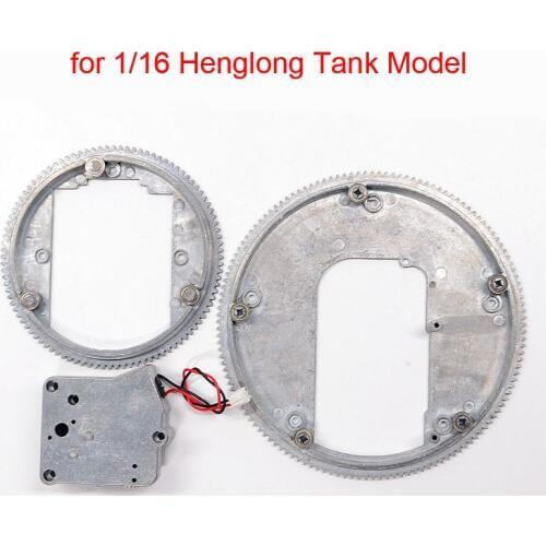 Metal Gears for Turrent 360 Degree Rotation Gearbox 10.2CM 13.7CM Spare Parts For 1/16 Heng Long RC Tank Model 99A/T90/T72