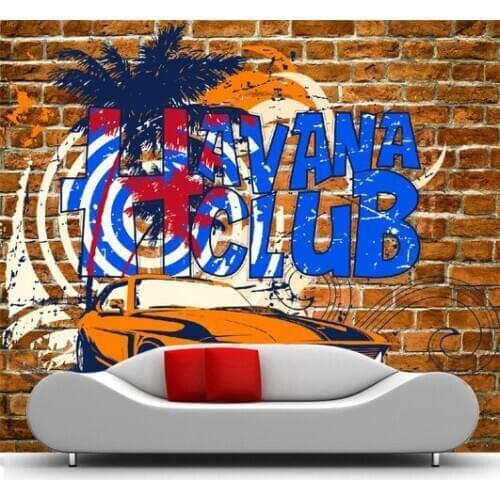 Fashion simple bedroom large mural of the living room sofa TV background wallpaper size