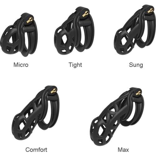Male Chastity Device Snake V6 3D Mamba Cock Cage Python-shaped Double-Arc Cuff Penis Ring Cobra Cock Adult Sex Toys for Men