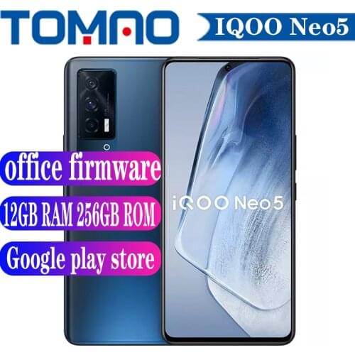 Original Official New Vivo IQOO Neo 5 5G SmartPhone 120Hz Snapdragon 870 4400mAh battery 66W 6.62" AMOLED 48MP rear camera NFC