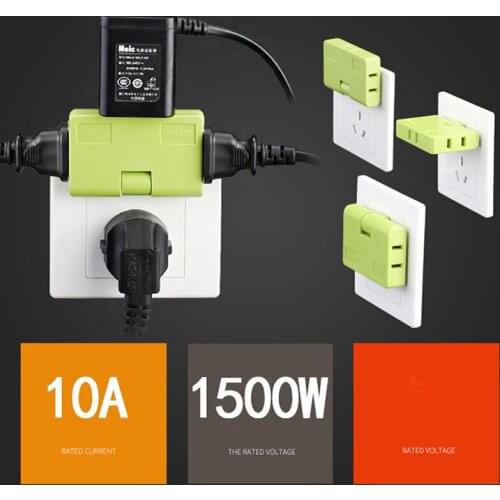 Power Converter Rotate Charger Wall Socket Adapter Splitter Converter Socket