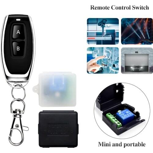 RF Transmitter 433 Mhz Universal Wireless Remote Control Switch 433mhz DC 12V 1CH Relay Receiver Module For Smart Home LED Light