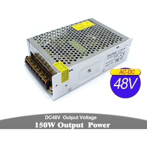 Regulated DC Power Supply Unit 48V 3.1A 150W Transformers 110v 220V AC DC48V SMPS For LED Lighting Stepper Motor CNC Router