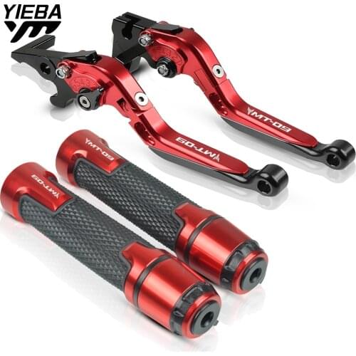 For Yamaha MT09 TRACER MT-09 MT 09 2015 2016 2017 2018 2019 2020 2021 Motorcycle Accessories Brake Clutch Levers Handlebar Grips
