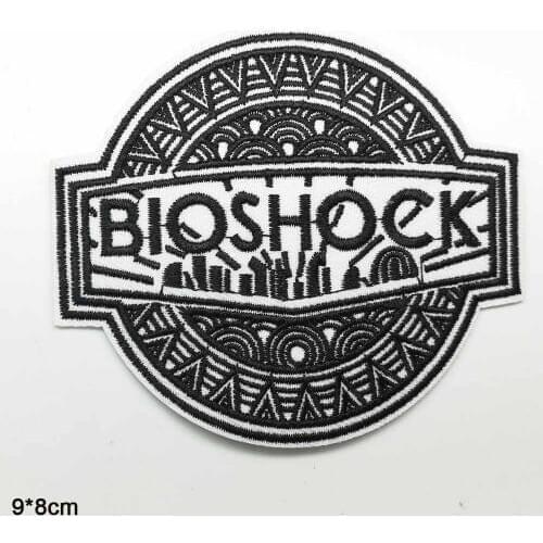 Bioshock Iron on Embroidered Cloth Clothes Patch For Clothing Girls Boys Wholesale