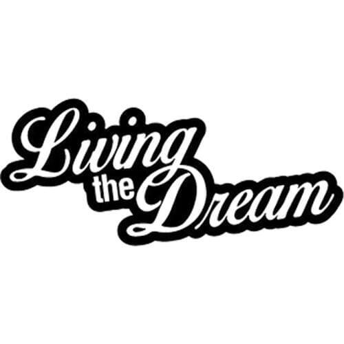 Life Dreams Stickers Funny Car Notebook Vinyl Interesting Vinyl Car Packaging Personality