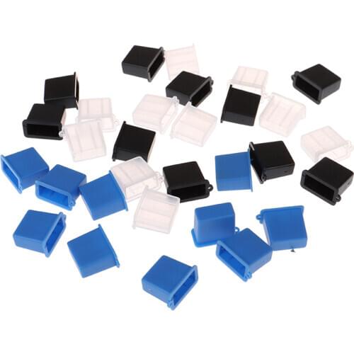 10Pcs USB Type A Male Anti-Dust Plug Stopper Cap Cover Protector