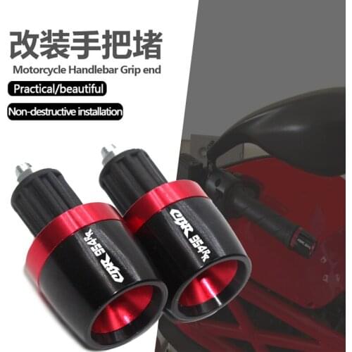 7/8" 22mm Motorcycle CNC Aluminum Handlebar Grips Ends For HONDA CBR954RR CBR 954RR CBR 954 RR CBR 954RR 2002 2003 2004