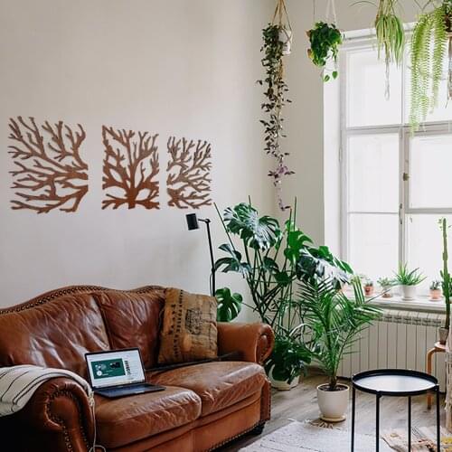 Wood Art Tree Wall Decor, House Gift, Nature, Minimalist Wall Art 3D Printed Design Wall, wall Decor, Wall Art