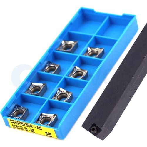 SCBCR1212H09 SCBCR1616 SCBCR/L2020 2525 CNC Lathe External Turning Tools Holder +10Pc Machine CCMT Carbide Insert Stable Durable