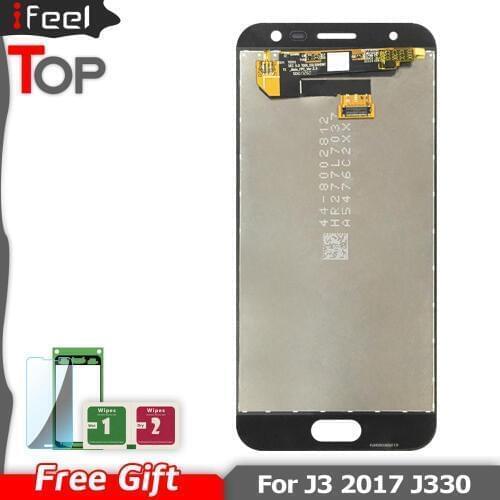 Super AMOLED LCDS For Samsung Galaxy J3 2017 J330 J330F SM-J330 LCDs Display Touch Digitizer Screen