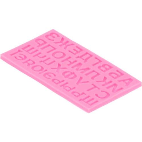 Chocolate Mold Letters Mold Cold Resistance Russian Letters Shape for Biscuits for Cake Decorations for Chocolate