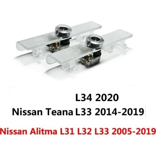 2pcs LED Car Door Laser Projector Logo Light For Nissan Teana J33 L33 L34 2003 2004 2005-2018 Altima Armada Maxima Quest Titan