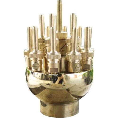 Copper nozzle 1 dn25 adjustable flowers spray nozzle fountain water features nozzle