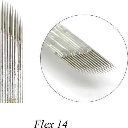 Tebori Microblading Needles Manual Pen Blades 14 Pins Microblading Permanent Makeup Eyebrow Tattoo 3D Embroidery