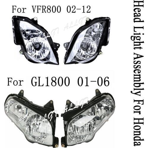 Motorcycle Front Headlamp Headlight Assembly for Honda For VFR800 2002-2012 For GL1800 2001 2002 2003 2004 2005 2006
