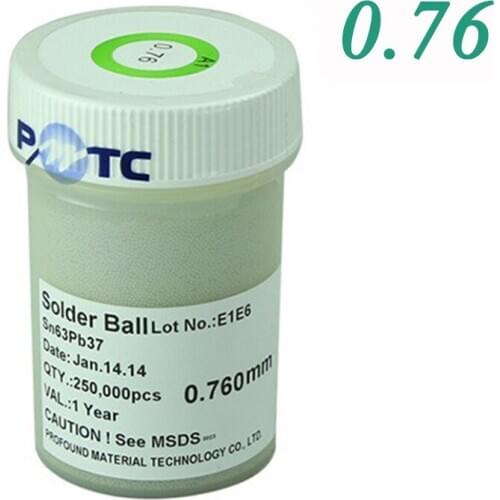 PMTC BGA Leaded Ball 0.76mm 250K Solder Balls for BGA Reballing