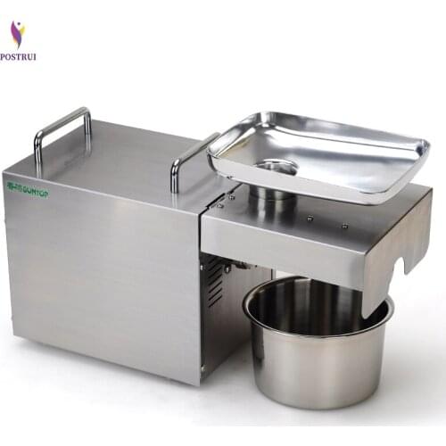 Postrui Fully Automatic Small Medium Household/Commercial Stainless Steel Double-Press Electric Intelligent Oil Press STB-505