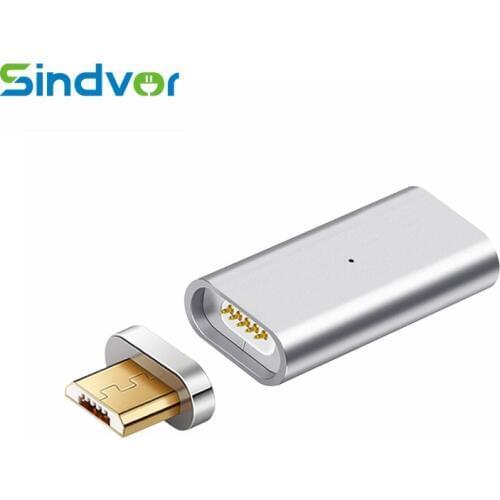 Sindvor Micro USB to Magnetic Charger Data Cable Adapter for Android Charging Cable Magnet Adapter Convert for Samsung Xiaomi LG