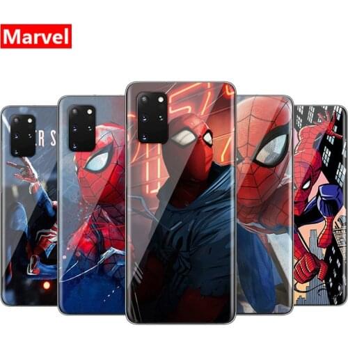 Marvel Super Hero Avengers Spider-Man For Samsung Galaxy A01 A11 A21S A31 A51 A71 A91 A12 A32 A42 A52 A72 A02S Black Phone Case