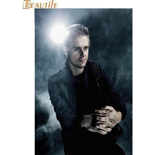 Armin Van Buuren Poster Cloth Silk Poster Home Decoration Wall Art Fabric Poster Print 30X45cm,40X60cm.50X75cm,60X90cm